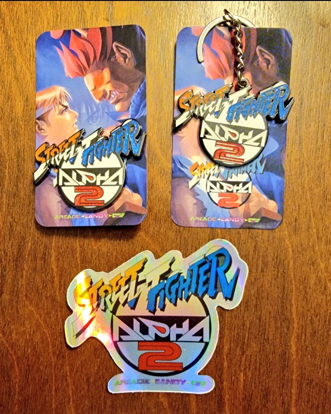 Street Fighter Alpha 2 Pin/Keychain