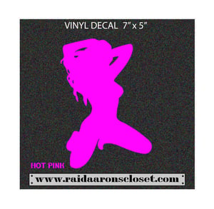 Image of Sexy Mudflap Girl Vinyl Decal