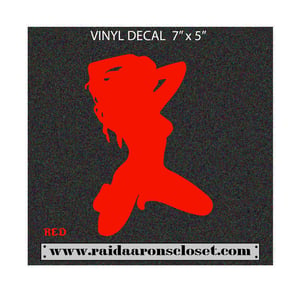 Image of Sexy Mudflap Girl Vinyl Decal