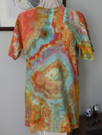Image 1 of Tropical Geode Tied Ice Dye T-shirt - Unisex M (runs large) - Free Shipping