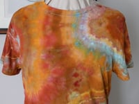 Image 5 of Pumpkin Rust Geode - Ice Dyed T-shirt - Women's Large - Free Shipping