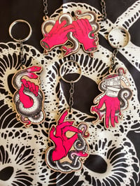 Image 1 of Snake Handling Keychains and Necklace