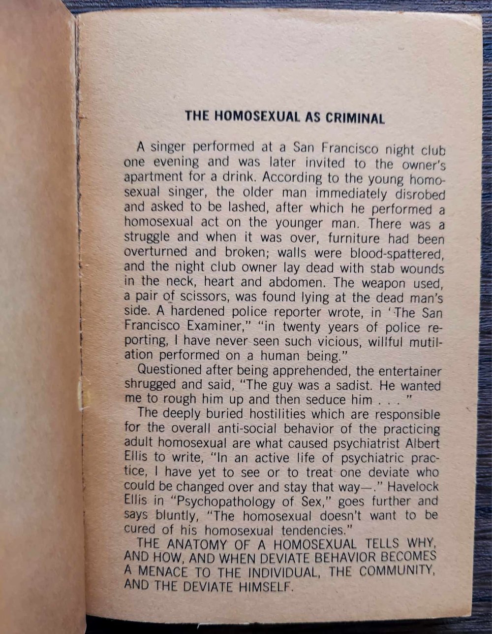 The Anatomy of a Homosexual, by Lee Dorian