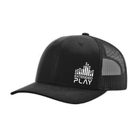 Extended Play Black Trucker Cap