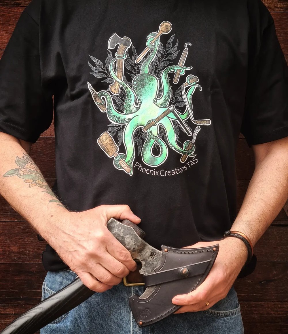 Image of Spooncarving Octopus T-Shirts 