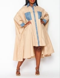 Image 3 of Plus Flow Shirt Dress