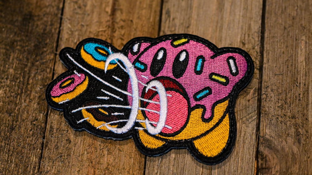 Image of KIRBY V3 "DONUT" EMBROIDERED PATCH