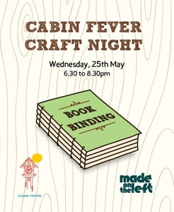 Image of 25th May Cabin Fever Craft Night - Book Binding