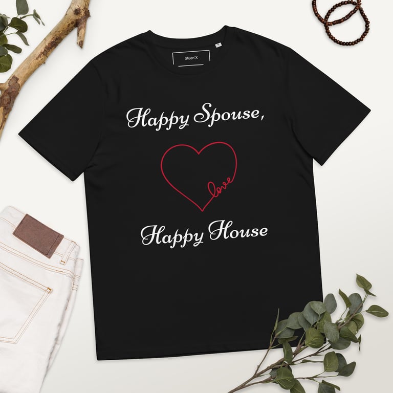 Happy House Unisex Organic Cotton T-shirt Image 5