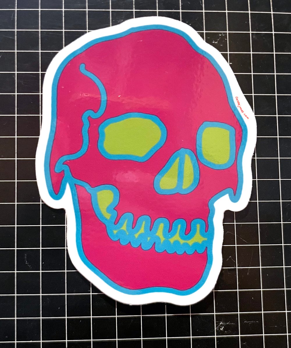 Image of Skull Sticker