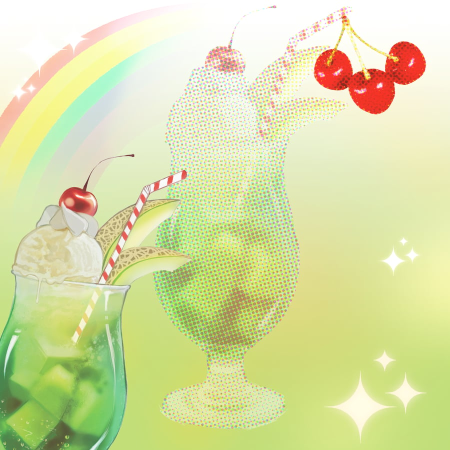 Image of Melon Soda Sticky Notes