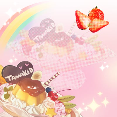 Image of Pudding Parfait Sticky Notes