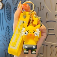 Image 2 of Pickachu X Kaws keychain 