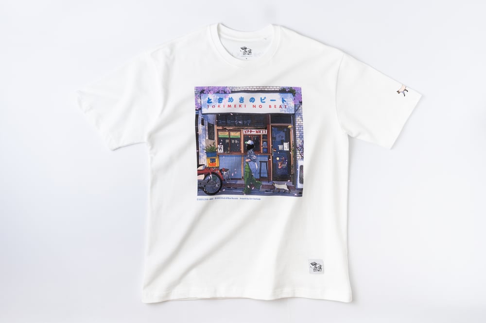 Image of "Tokimeki no Beat" Print Short Tee - White｜cover art series