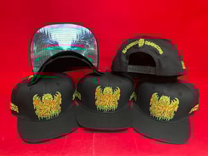 Image of Officially Licensed 9 Dead "Slamming 9 Deathcore" Cover Artwork Underprint Snapback!