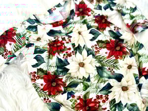 Image of Holiday Floral  Bubble Romper