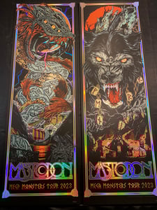 Image of MASTODON US TOUR 2023 - RAGNAROK SET - Twilight of the Gods Bifröst foil variant