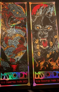 Image of MASTODON US TOUR 2023 - RAGNAROK SET - Bifröst foil variant