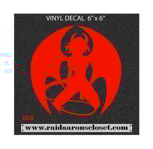 Image of Devilish Mudflap Girl Decal