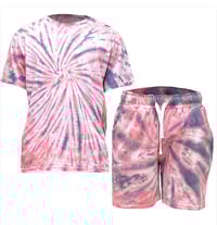 Image 4 of B&T Tie Dye Short Set