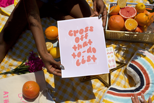 "Cross Off That To-Do List" Art Print