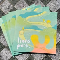 Image 1 of Lions Park Risograph Zine (PREORDER)