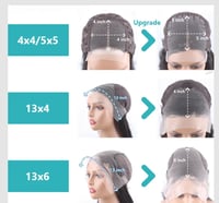 Image 4 of 13x4 Transparent/HD Kinky Curly  Frontal Wig