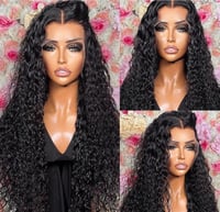 Image 2 of 13x4 Transparent/HD Kinky Curly  Frontal Wig