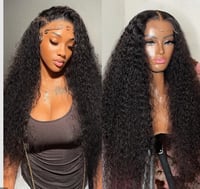 Image 3 of 13x4 Transparent/HD Kinky Curly  Frontal Wig