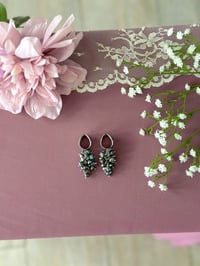 Image 2 of Black Pearl Clusters (Silver)