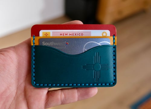 Image of Wedge Wallet - New Mexico
