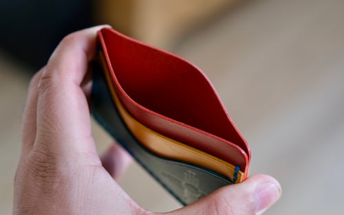 Image of Wedge Wallet - New Mexico