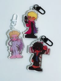 Image of trigun knives vash acrylic charms