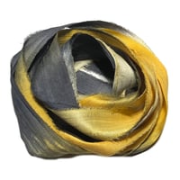 Image 5 of 10YD.  BUMBLE  HAND DYED SARI SILK RIBBON BY COLOR KISSED SILK