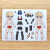 KiriBaku Dress-Up sticker sheets