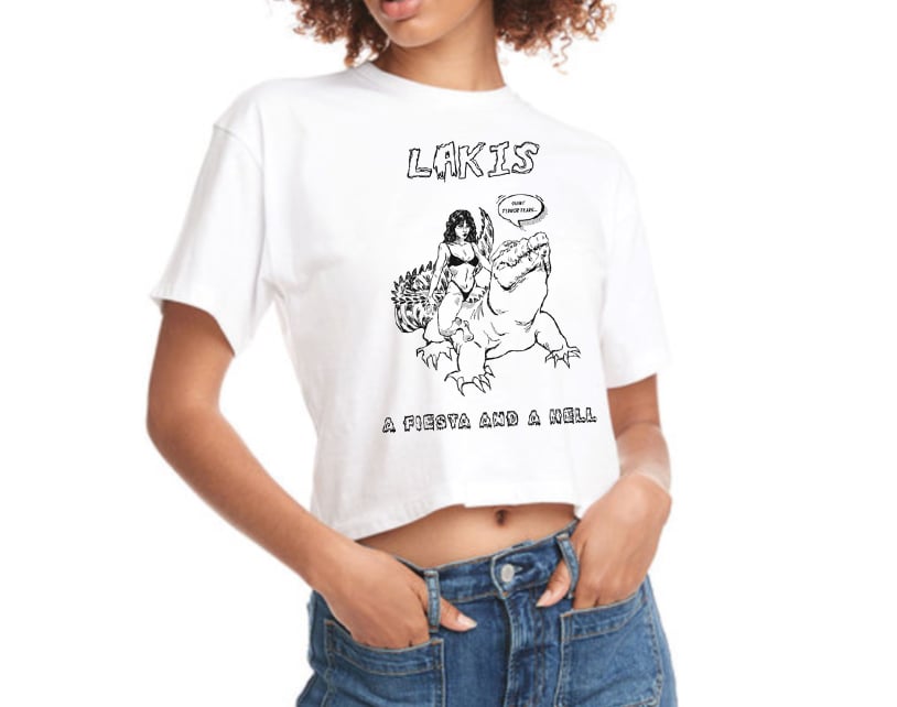 Image of *CROCODILE TEARS* CROP TOP SHIRT