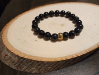 Rainbow Obsidian Men's Bracelet