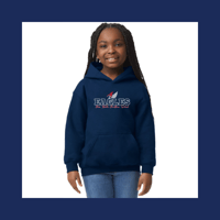 Image 1 of OKCS "EAGLES" 50/50 Heavy Blend™ Hoody Sweater (PRE-ORDER)