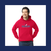 Image 4 of OKCS "EAGLES" 50/50 Heavy Blend™ Hoody Sweater (PRE-ORDER)