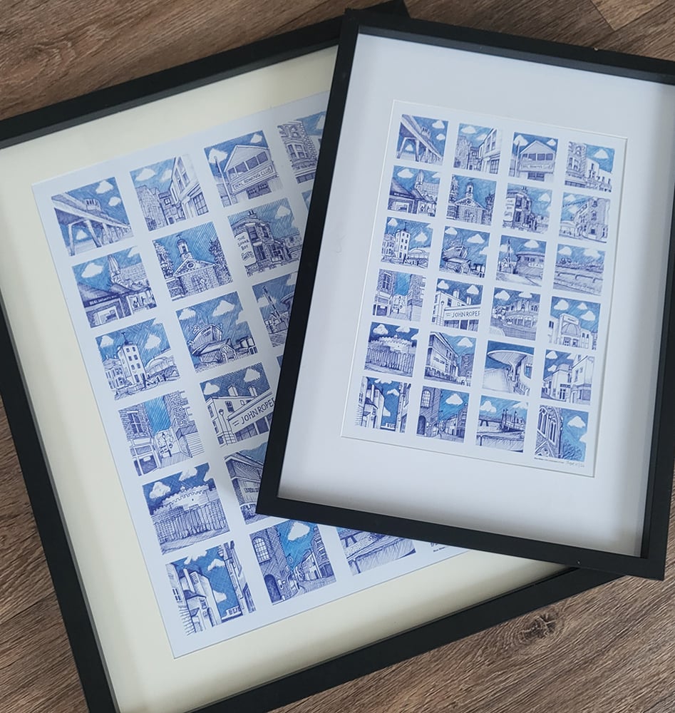 Image of BLUE SKIES - Framed Editions