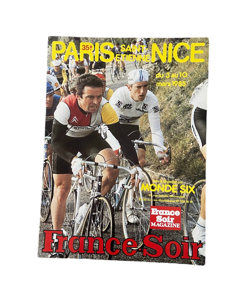 Paris-Nice 1985 - Official press ceremony brochure 