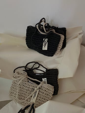 Many Rhizomes | TRAPEZE Bag | BLACK | Hazel & Rose | Minneapolis