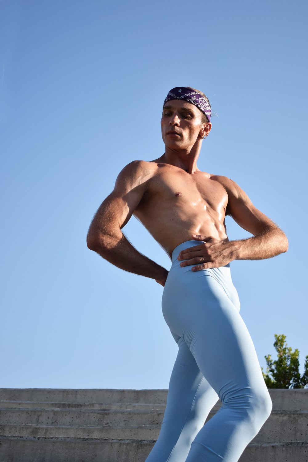 Image of TRAVOLTA Pants - Sky