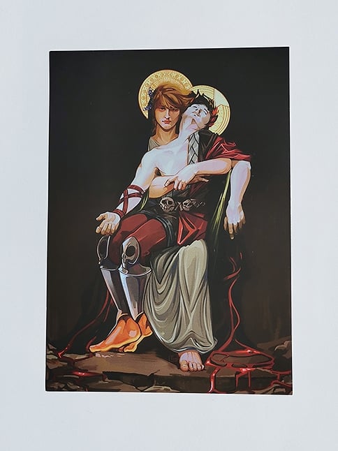 Image of Hades - Zagreus and Persephone Print - A4