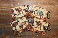 Image 1 of Mini Fabric Wallet - Kangaroo Print