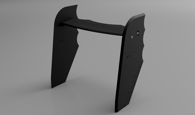 Arrma Limitless Large Adjustable Bat Wing Style Rear Twin Wing Spoiler Speed Run Raz Shifrin Inspire