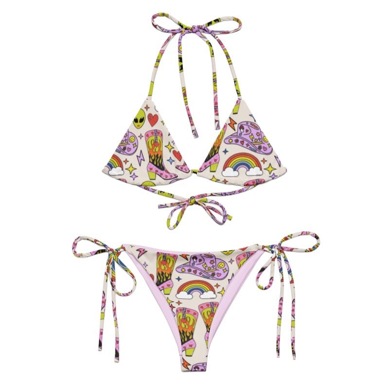 Image of Space Cowgirl Triangle Bikini