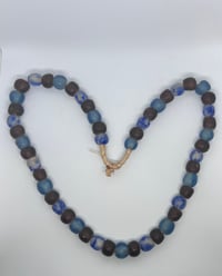 Image 2 of Blue Glass Beads Necklace