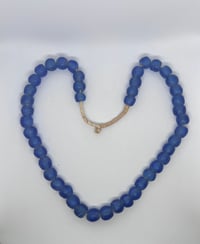 Image 3 of Blue Glass Beads Necklace