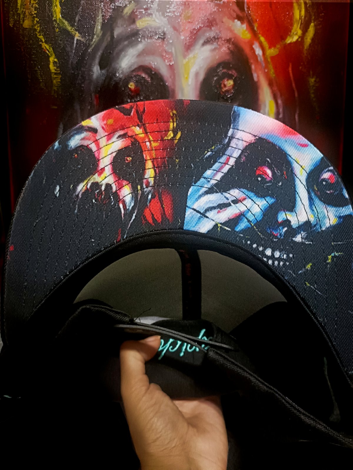 Limited edition cap/collab Capichecaps+Anna Scary | Horror artist